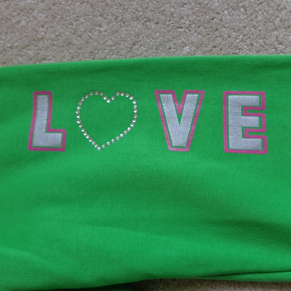 PLANET GOLD Green Capri Sweat Pants NWOT - Picture 4 of 6